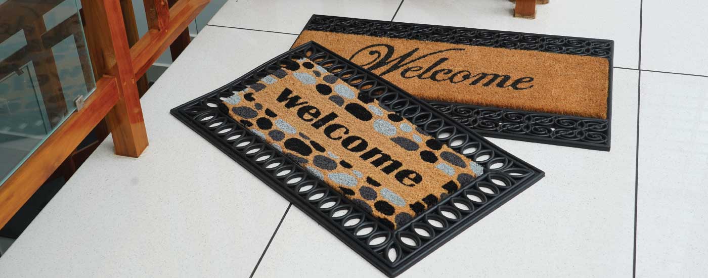 Rubber Tray mats Coir Insert Floor Gardens